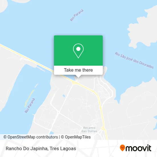Rancho Do Japinha map