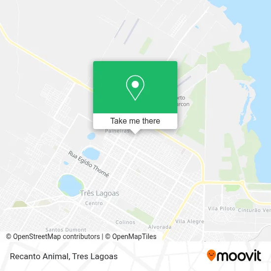 Recanto Animal map