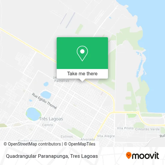 Quadrangular Paranapunga map