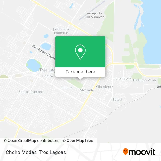 Cheiro Modas map
