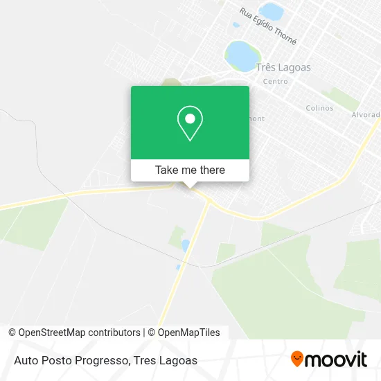 Auto Posto Progresso map