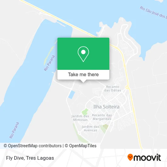 Fly Dive map