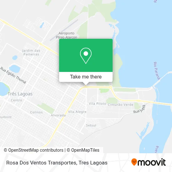Rosa Dos Ventos Transportes map