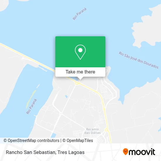 Rancho San Sebastian map