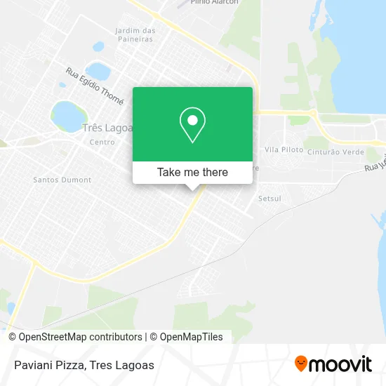 Paviani Pizza map