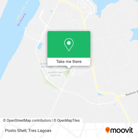 Posto Shell map