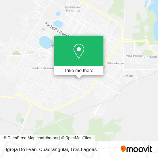 Igreja Do Evan. Quadrangular map