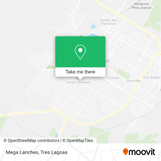 Mega Lanches map