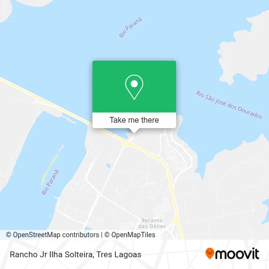Rancho Jr Ilha Solteira map
