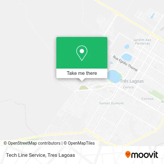 Tech Line Service map