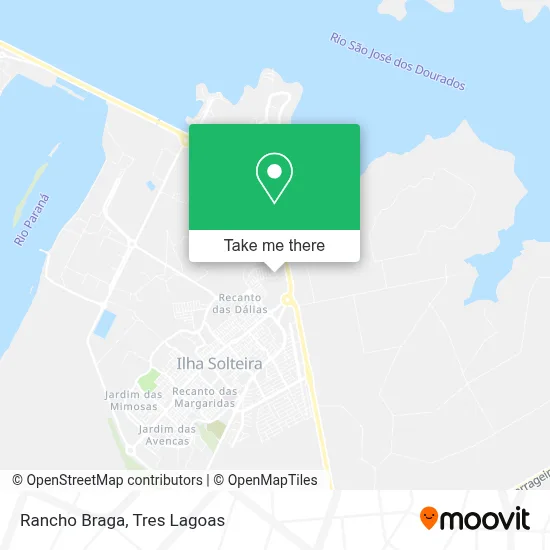 Rancho Braga map