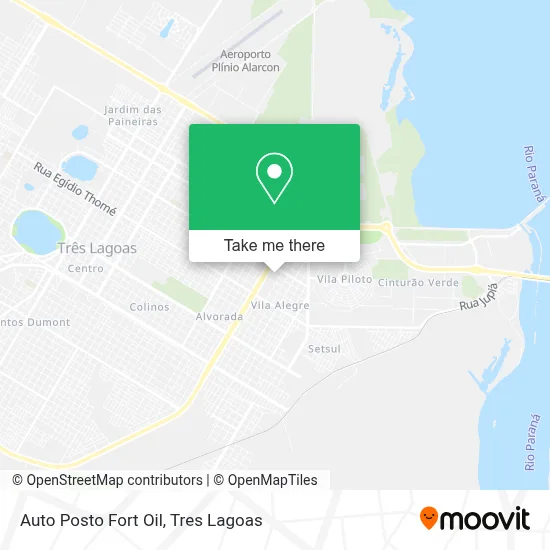 Auto Posto Fort Oil map