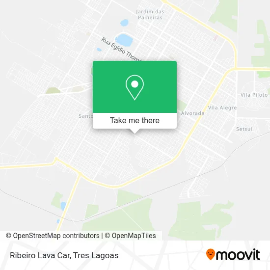 Ribeiro Lava Car map