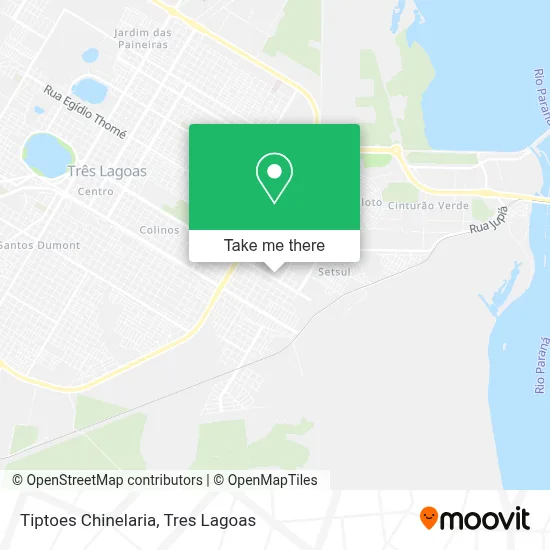 Tiptoes Chinelaria map