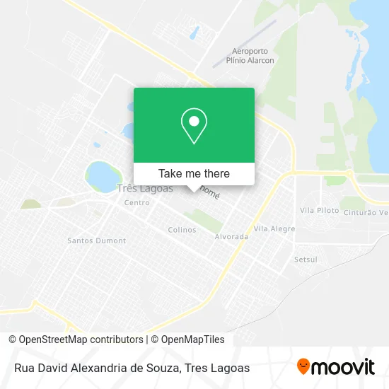 Rua David Alexandria de Souza map