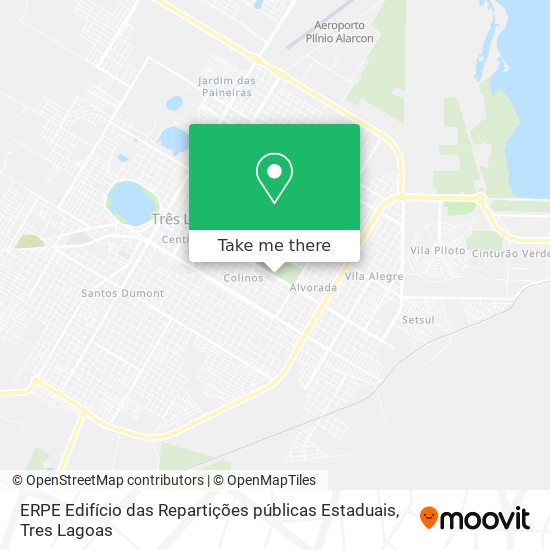 ERPE Edifício das Repartições públicas Estaduais map