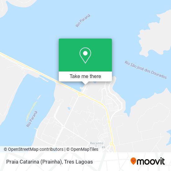 Praia Catarina (Prainha) map