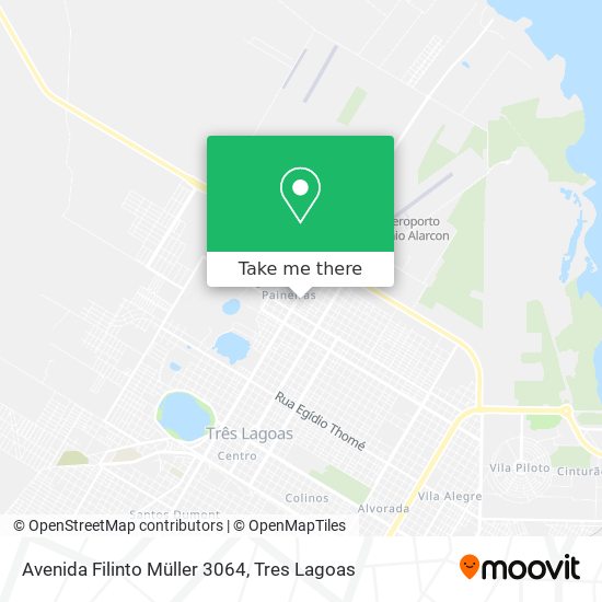Mapa Avenida Filinto Müller 3064