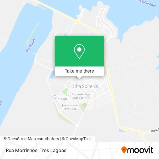 Mapa Rua Morrinhos