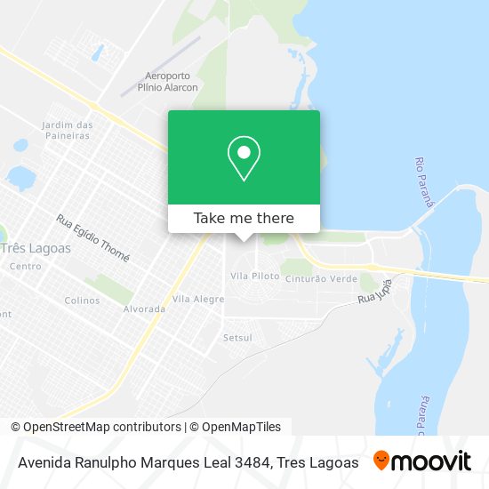 Mapa Avenida Ranulpho Marques Leal 3484