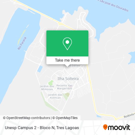 Unesp Campus 2 - Bloco N map