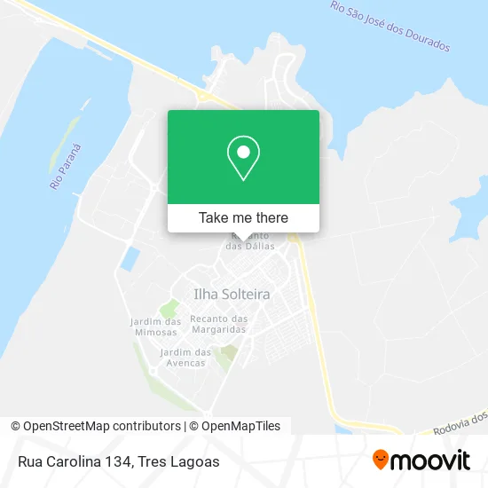 Rua Carolina 134 map