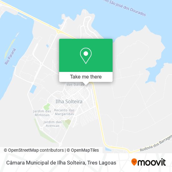 Câmara Municipal de Ilha Solteira map