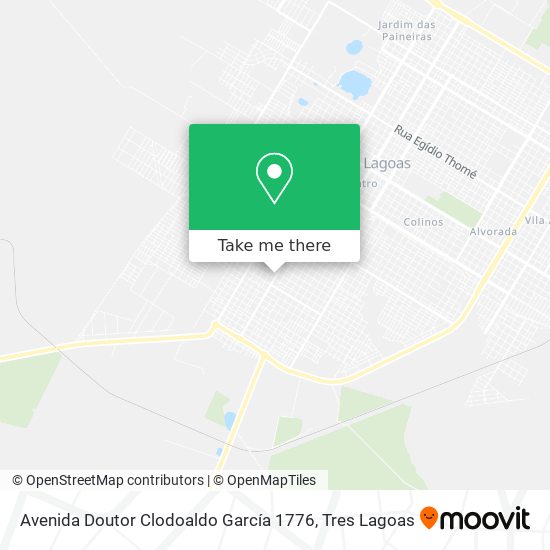 Avenida Doutor Clodoaldo García 1776 map