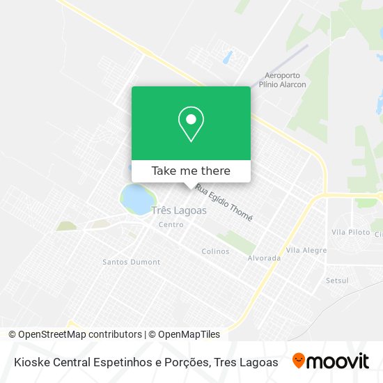 Kioske Central Espetinhos e Porções map