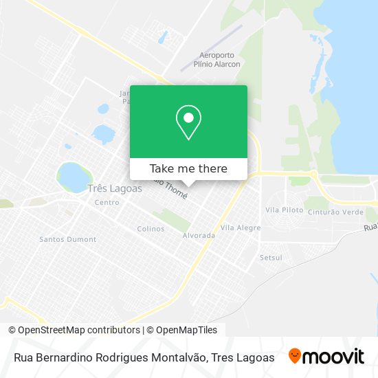 Rua Bernardino Rodrigues Montalvão map