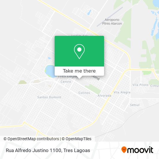 Rua Alfredo Justino 1100 map