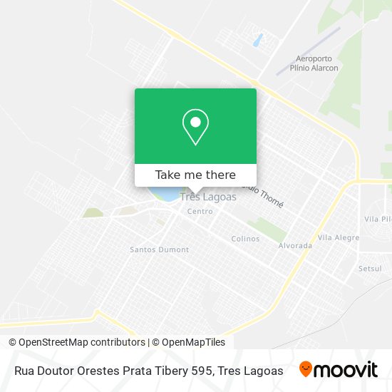 Rua Doutor Orestes Prata Tibery 595 map