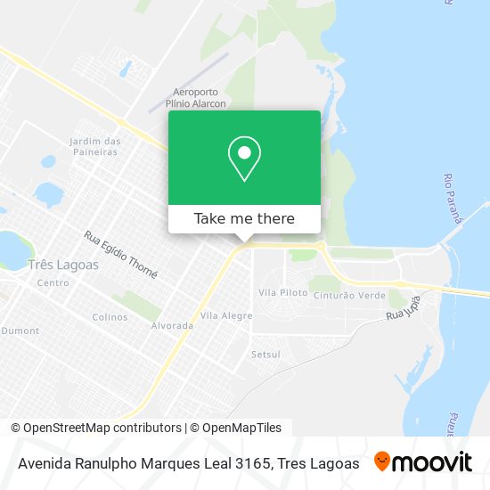 Mapa Avenida Ranulpho Marques Leal 3165