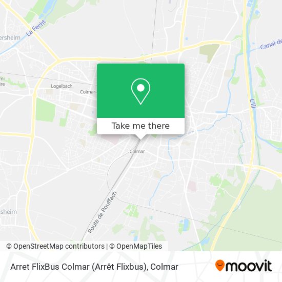 Arret FlixBus Colmar (Arrêt Flixbus) map