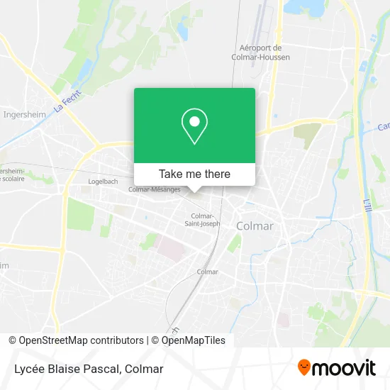 Lycée Blaise Pascal map