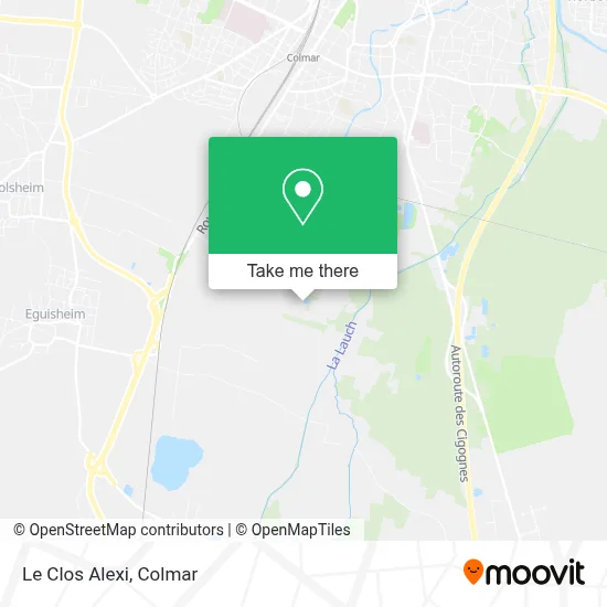 Le Clos Alexi map