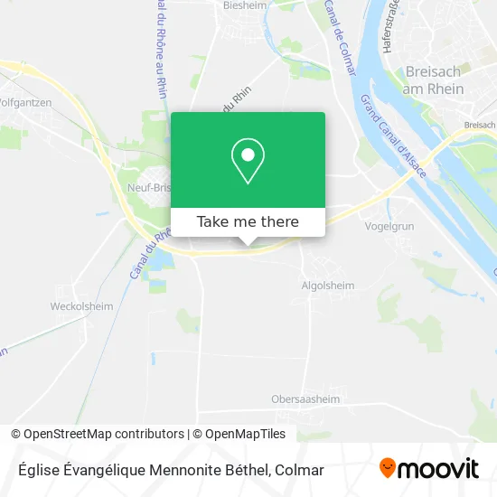 Église Évangélique Mennonite Béthel map