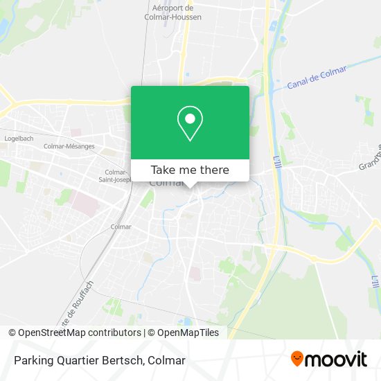 Mapa Parking Quartier Bertsch