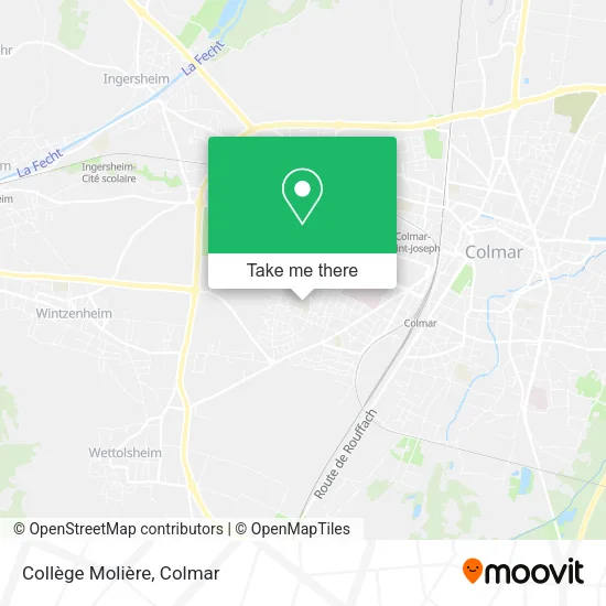 Collège Molière map