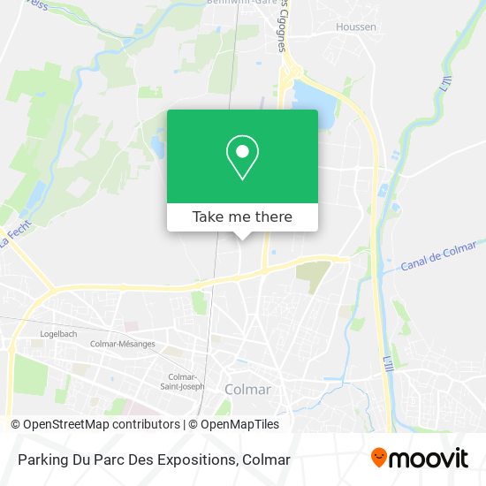 Mapa Parking Du Parc Des Expositions