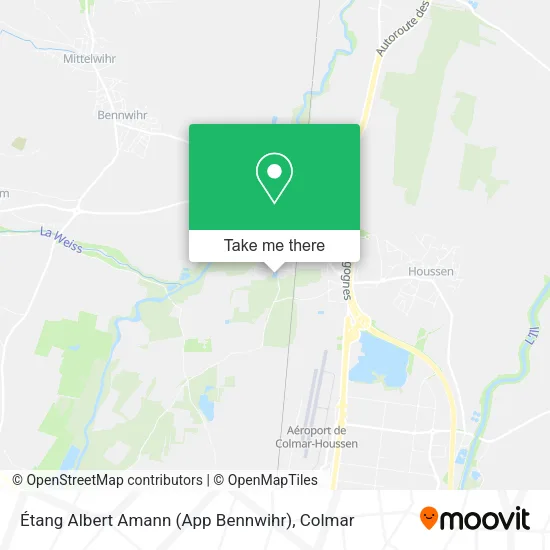 Étang Albert Amann (App Bennwihr) map
