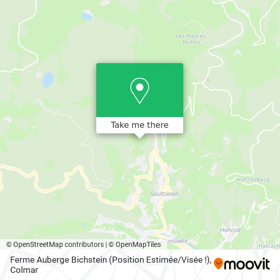 Ferme Auberge Bichstein (Position Estimée / Visée !) map