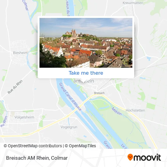 Breisach AM Rhein map