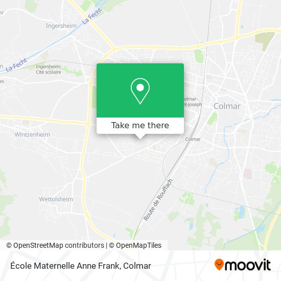 École Maternelle Anne Frank map