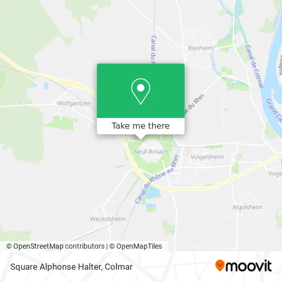 Square Alphonse Halter map