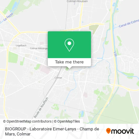 BIOGROUP - Laboratoire Eimer-Lenys - Champ de Mars map