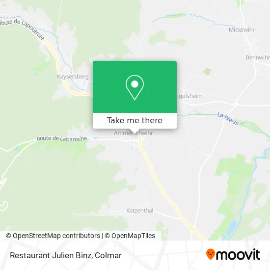Restaurant Julien Binz map