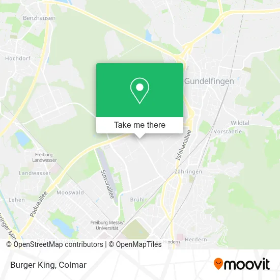 Burger King map
