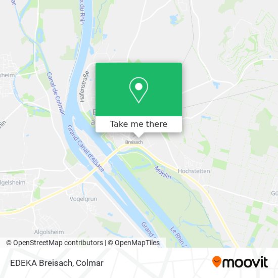 EDEKA Breisach map