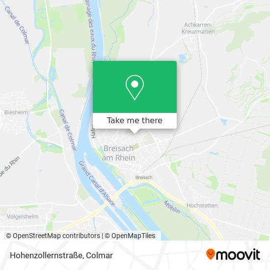 Mapa Hohenzollernstraße